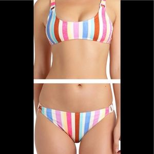 California Waves Juniors' Ring Bikini Swim Set